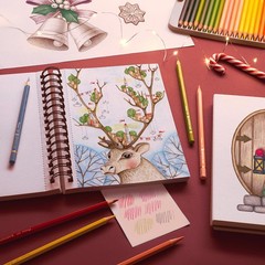 Premium Colored Pencils | Set of 72, Quality 3.8mm Soft Core Leads, Rich & Vi…