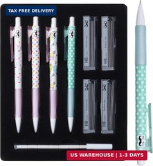 Mr. Pen- Cute Mechanical Pencil Set with Lead Refills & Erasers, 4 Pack, 0.7mm,