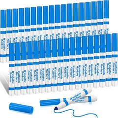 36 Pcs Light Blue Washable Markers Bulk Coloring Broad Line Marker for Kid Ages