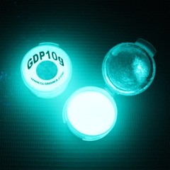 AQUA Glow in the Dark Powder, Powder Coat, Pigment, Fishing, Slime, Nail art