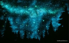 Glow in the Dark BLUE Pigment Powder 1oz, Daytime Invisible, Resin Coating, Art