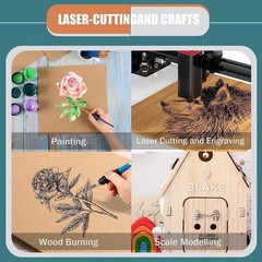 12 Pack MDF Wood Board for Crafts 12x12x1/8 Inch-3 mm Thick Medium Density Fi…