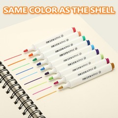 Acrylic Paint Marker Pens, 6Pcs Acrylic Paint Pens Art Marker Pen, Red