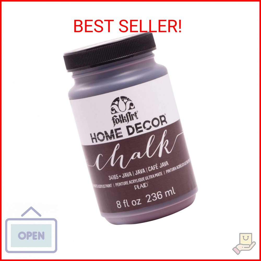 FolkArt 34165 Home Decor Chalk Furniture & Craft Paint in Assorted Colors, 8 oun