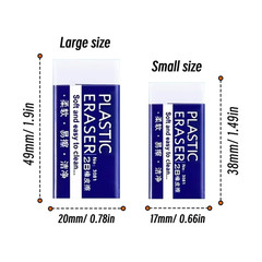 1/10/30Pcs 2B Eraser Clean and Mess Free Student Exam Office Sketch Soft Eraser