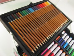 145/150pcs Artists Aluminium Art Case Colouring Pencils Painting Set Kids/Adults