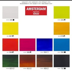 Amsterdam Acrylic Paint URBAN LANDSCAPE Colours Set 12 x 20ml
