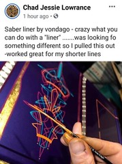 Lettering Outlining / Multi Use Detail Brush ~ the “PRO SERIES” Saber Liner 2/0