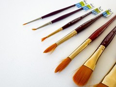 10 NEW Grumbacher Goldenedge Toray Wash Watercolor Brush Synthetic Bristles