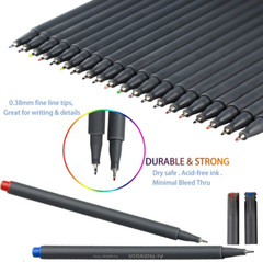 36 Fineliner Pens Color Set Drawing Painting Sketch Markers Fine Line Point Tip