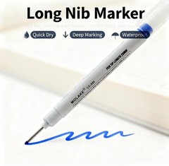 Professional Deep Hole Marker Pen Set – 10 Assorted Colors for Precision Work