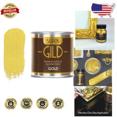 Liquid Gold Paint 125ml – Radiant Metallic Finish, Weather-Resistant