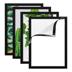 Huacan Diamond Painting Frames 12x16in/30x40cm, 30x40cm (4 Pack), Black
