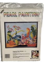Candamar Designs Pearl Painting Tropical Fish Sea Kit 10256 NIP 8″x10″