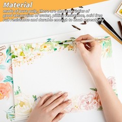 150 Sheets 8.5×11 Inch 65LB/180GSM White Watercolor Paper Bulk Art Drawing