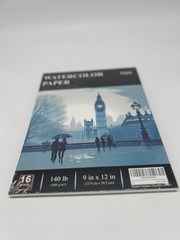 Ogfu 9″x12″ 16 Sheets 140lb Artist Series Block Watercolor Paper Pad