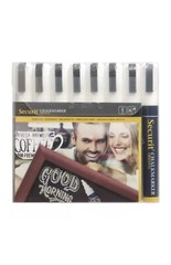 Securit 6mm Liquid Chalk Pens White (Pack of 8)