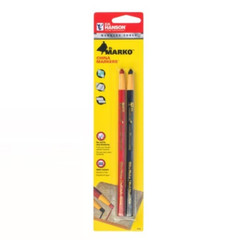 2 Pack C.H. Hanson 6-3/4 in. L China Marker Set Black/Red 2 pc New Sealed