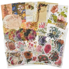 Vintage Scrapbooking Supplies Kit Vintage Stickers for Scrapbooking Journalin…