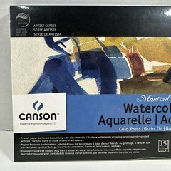 Canson Artist Series Montval Watercolor Block 6×9″ Paper Cold Press 140lb White