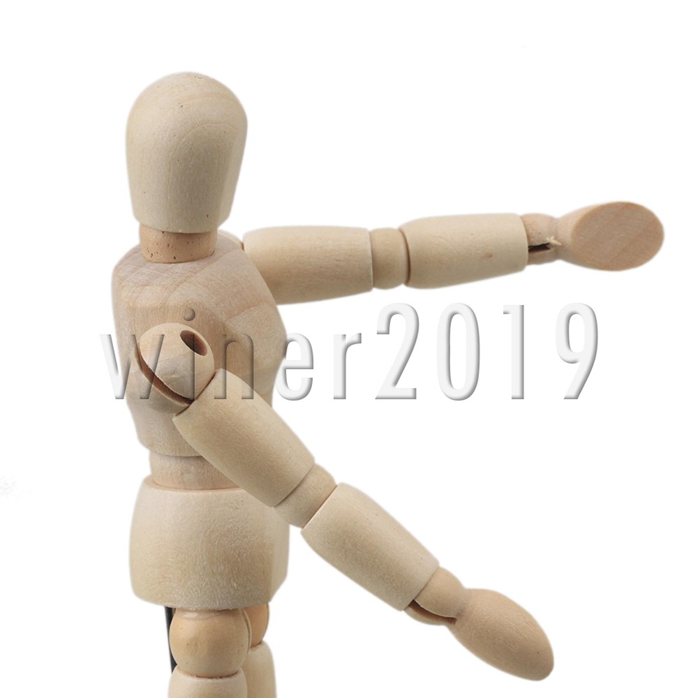 4.7″ Artist Drawing Manikin Articulated Mannequin With Base and Flexible