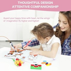 Reusable 3D Pen Art Templates – Thick Colorful Paper & Transparent Board