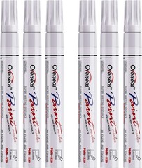 Professional Quality White Permanent Paint Pens, 6 Pack – Waterproof & Non-toxic