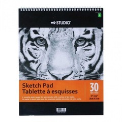 Studio Media Sketch Pad 30 sheets per pad Case of 12 FREE SHIPPING