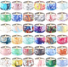 YOROXRG 36 Packs Scented Candles Gift Set, Fragrances 36Pack, 36painting