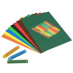 8.3×11.4″ 10Pcs Sanded Pastel Art Papers Colored Pastel Papers, Yellow