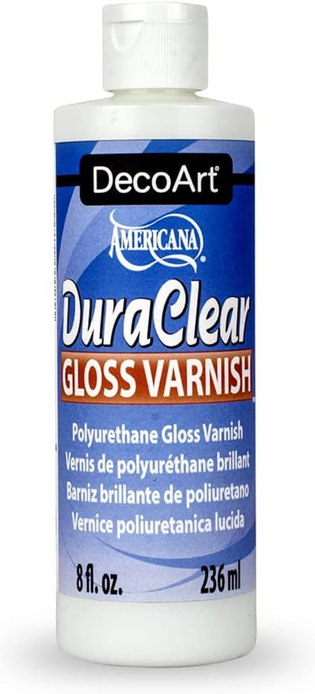Duraclear Varnish, Gloss DS19-9, 8 Fl Oz Bottle