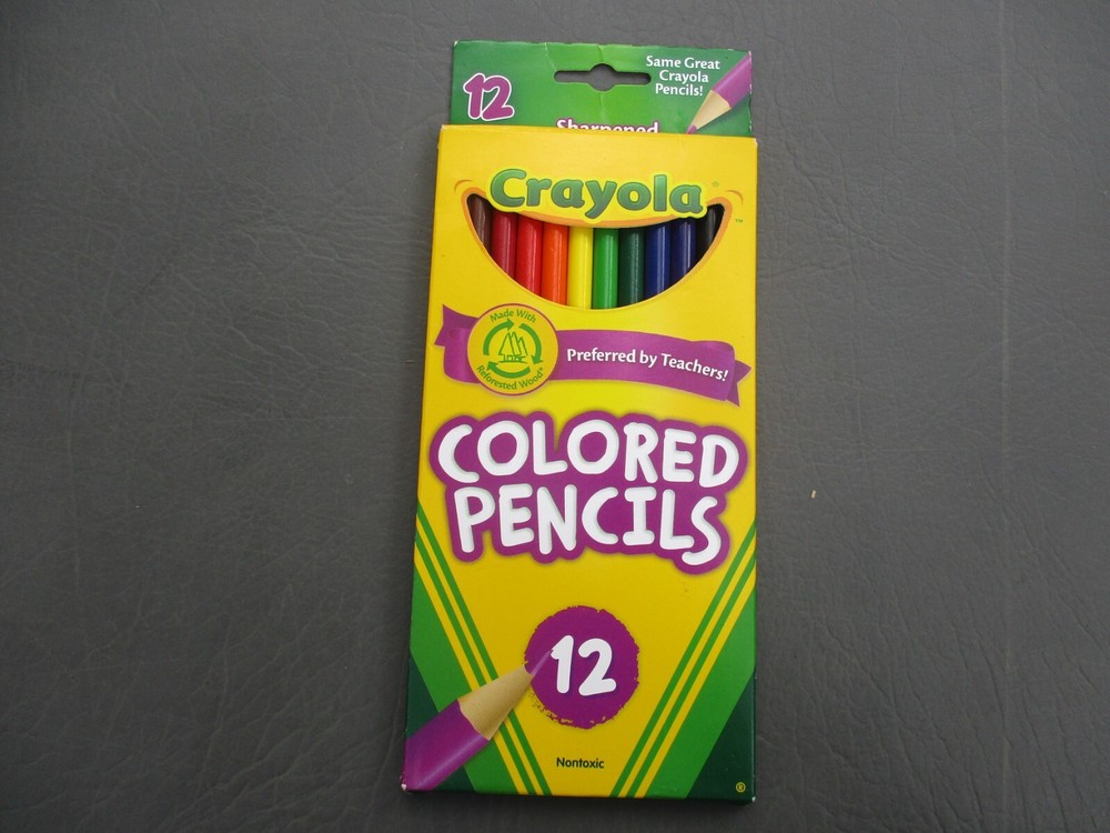 Crayola Colored Pencils, 12 Count, Colored Pencil Set