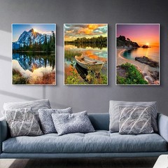 AOSGEDY 6 Pack Paint by Numbers for Adults Kids 12X16 inches, Multicolor