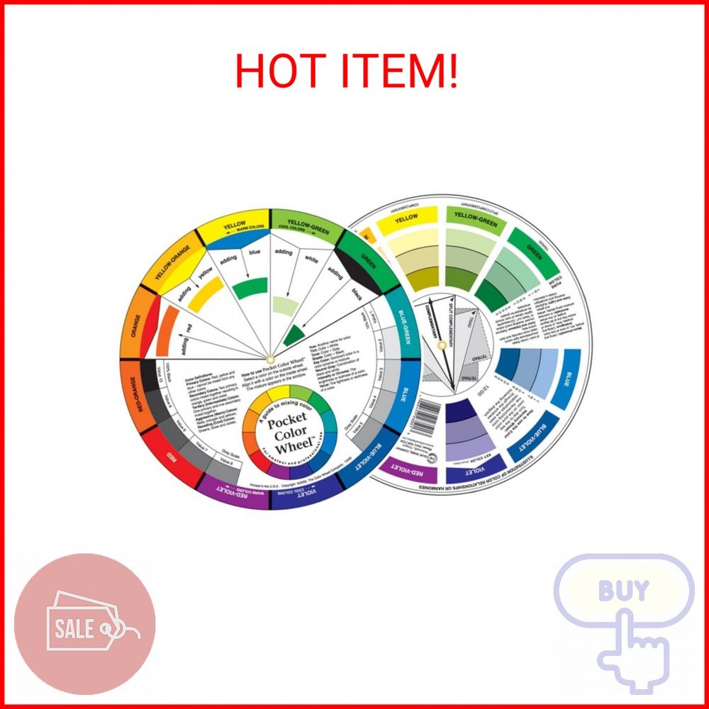 Mini Artist Color Wheel Packaged