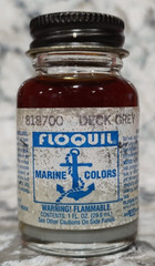 FLOQUIL MARINE COLORS MODEL PAINT 1oz 1 OUNCE – DECK GREY #818700