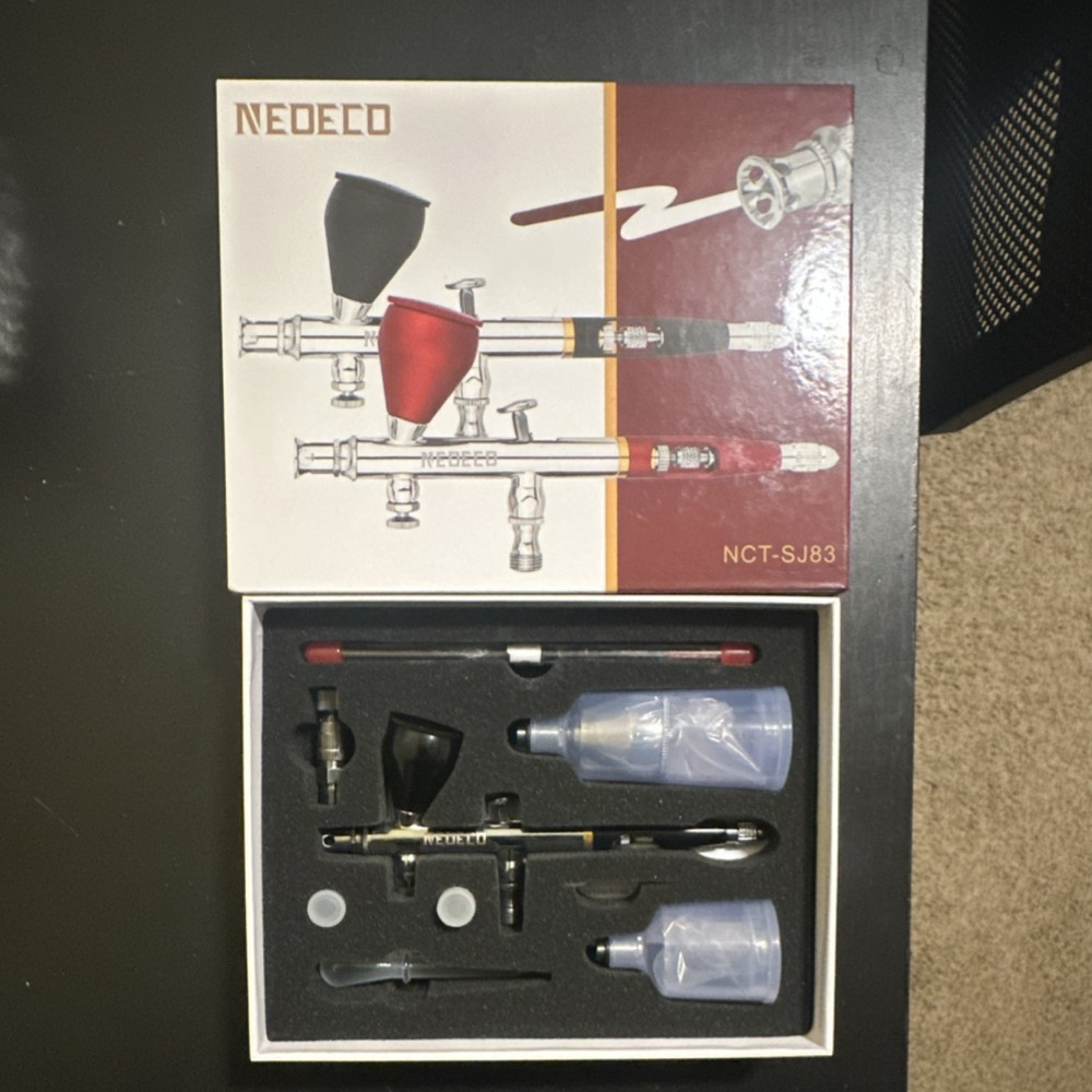 NEOECO NCT-SJ83 Airbrush System Set Model NCT-SJ83 MPN NCT-SJ83 with Accessories