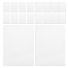 35 Pcs Braille Writing Papers Handwriting Blank Learning Accessory