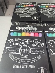 Loddie Doddie Liquid Chalk Markers 1 Count (Pack of 32) Macaron Pastel Colors