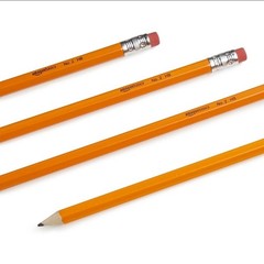 Wood-Cased #2 Pencils, Pre-sharpened, HB Lead Bulk Box, 150 Count, Yellow