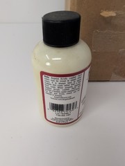 Full Case (12) 4 Oz Bottles Of Angelus Acrylic Leather Paint Vanilla