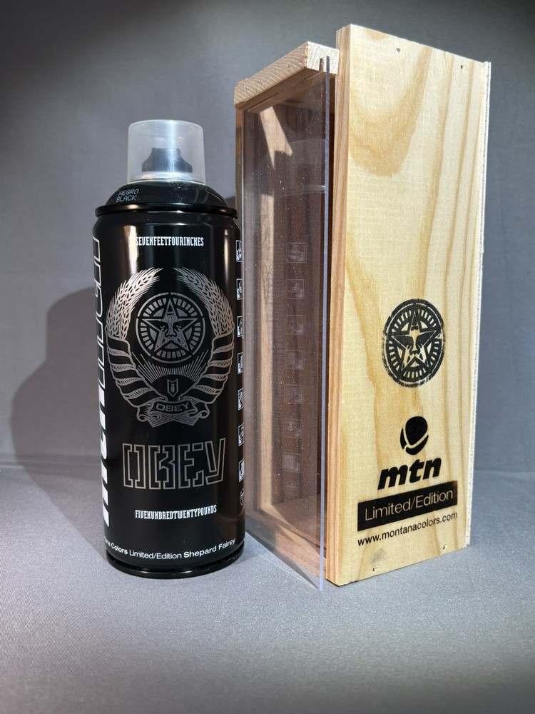 Montana Colors Limited Edition Obey Black Spray Paint Can 2012
