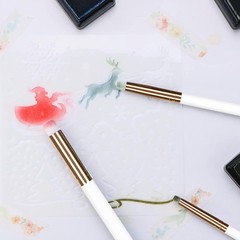 Dry Brush Miniature Painting 12 Pack Detail Blending Brushes for Model Hobby