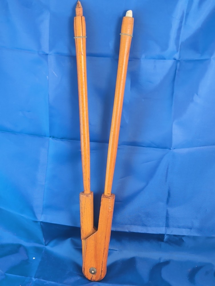 Vintage Large 16.5″ Hardwood Drafting Compass Pencil Point, School, Signs, Art