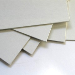 Economy Canvas Panels 4X4 Box of 50 Bulk Discount. White Acid Free Artist Canvas