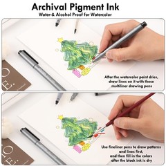 Micro Fine liner Drawing Art Pens 0.25 mm Black Fine Line Waterproof Ink pen