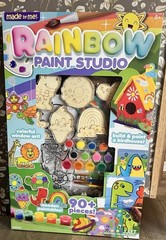 Made By Me Rainbow Paint Studio Includes Everything You Need for ages 3 plus