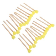 50 Pcs Paint Sponge Brush Round Brushes for Painting Arts and Crafts Sponges