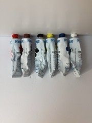 Vintage Vtg Grumbacher Hyplar Introductory Set 620 Acrylic Paint 2 Fl Oz Each