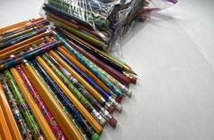 Large Set of Colored Pencils & Regular Mixed Brands Teacher Art School Supplies