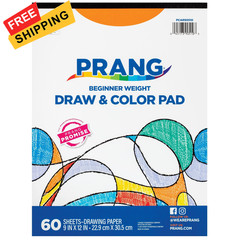 Prang (Formerly Art Street) Drawing & Color Paper 1 Count (Pack of 60), White